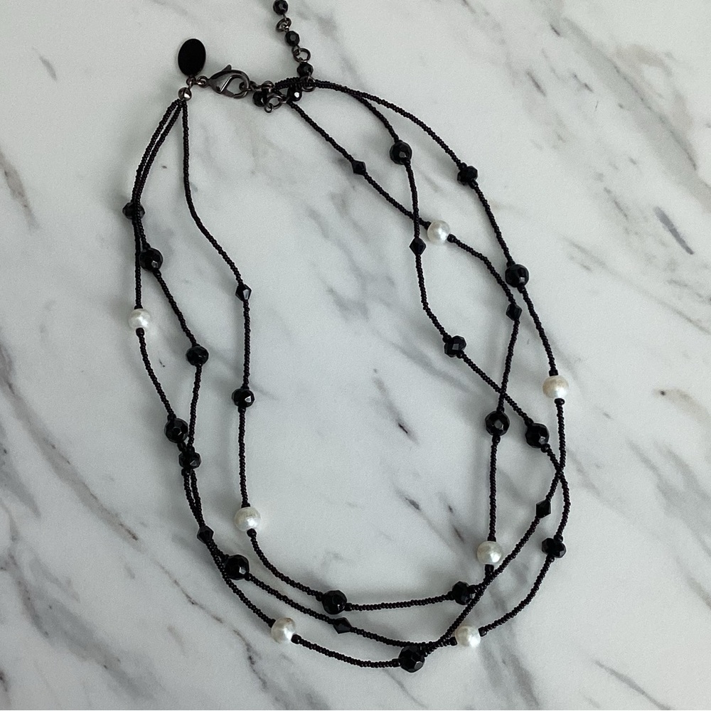 White House Black Market Seed Bead Necklace